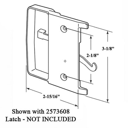Andersen Window - Frenchwood Gliding Door - Pull, Inside 4 Panel - Stone