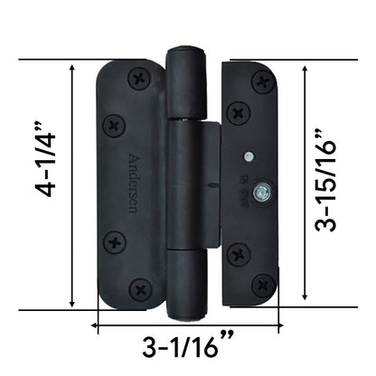 Andersen Single Hinge, Left Hand (2005-Present) - Oil-Rubbed Bronze