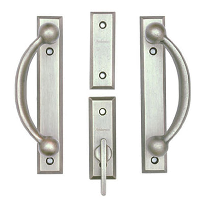 Andersen Yuma 2-Panel Gliding Door Interior/Exterior Trim Hardware - Distressed Nickel