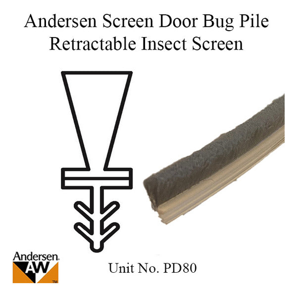 Andersen Frenchwood Gliding Doors - Bug Pile - Barb Spacer -