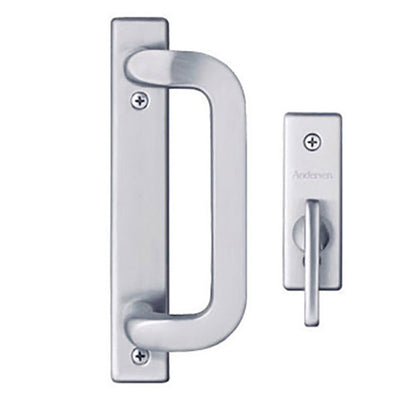 Andersen Frenchwood Gliding Door Trim Anvers 2 Panel Interior & Exterior, Brushed/Satin Nickel