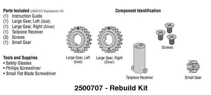 Tail Piece for Andersen Gliding Door Tribeca Lock