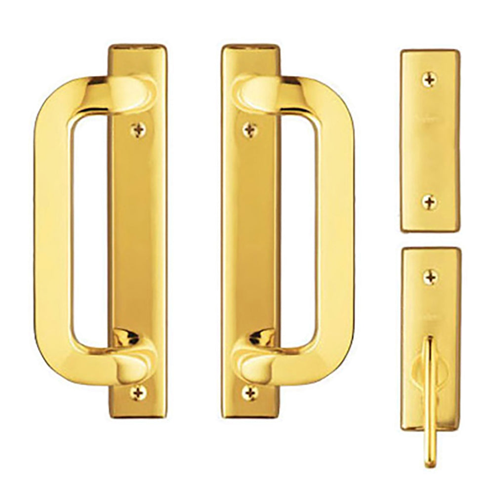 Andersen Frenchwood Gliding Door Trim Anvers 4 Panel Interior & Exterior - Polished Brass