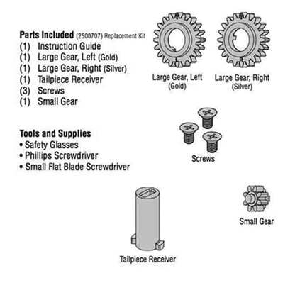 Andersen Exterior Keyed Lock Parts Replacement Kit