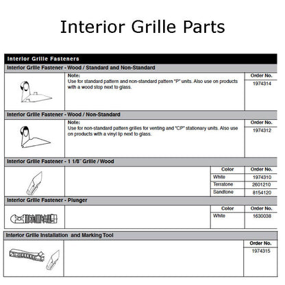 Andersen Perma-Shield Casement Windows - Interior Grille Ins
