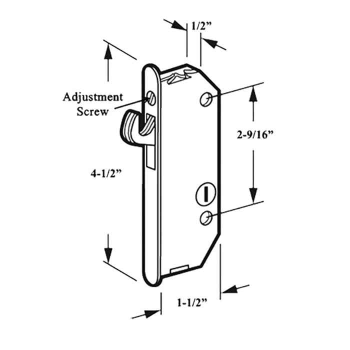 Andersen Pre-Reachout Universal Deadlock for 2 & 3 Panel Gli