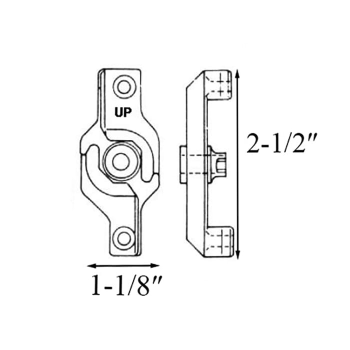 Andersen Right Hand Sash Lock Housing