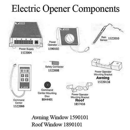 Electric Opener Kit - Andersen Roof Window