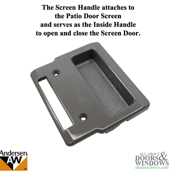 Andersen Inside Screen Handle Pull for 2 & 3 Panel Gliding D