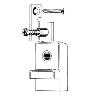 Bumper with security bracket and screw, Andersen Gliding Win
