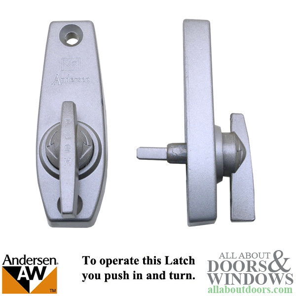 Andersen Push & Turn Style Thumb Latch for a 3 Panel Gliding