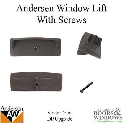 Andersen Perma-Shield Narroline Windows - Lift with Screws - DP Upgrade, Stone