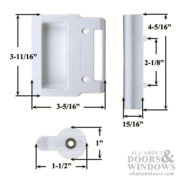 Andersen Screen Handle & Lock Kit for Andersen Perma-Shield