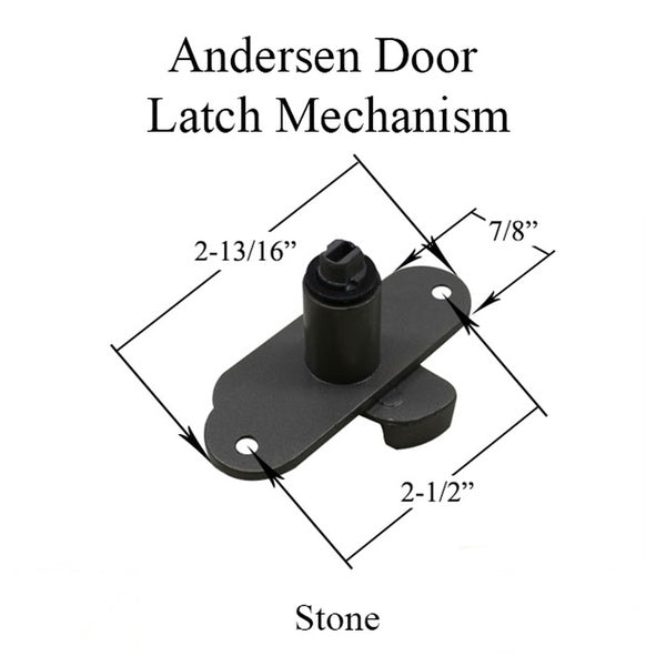 Andersen 3 panel door Latch Mechanism - Stone