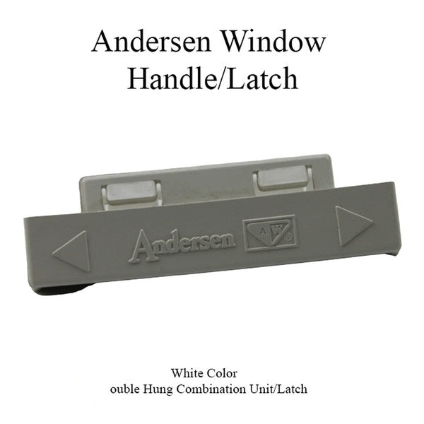 Andersen Tilt-Wash (DC) and (TW) Windows - Handle - Double Hung Combination Unit/Latch - White