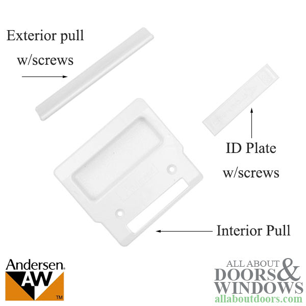 Screen Hardware Kit, Andersen - White