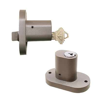 Andersen 3 Panel Door 5 Pin Lock with Keys - Stone