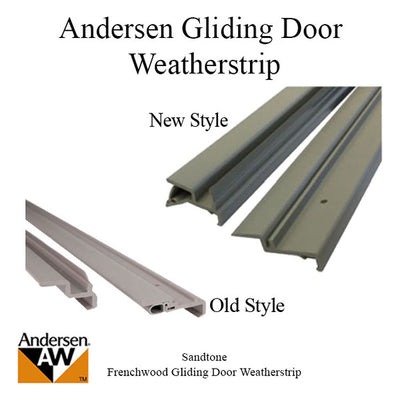 Andersen Frenchwood Gliding Door Complete Weatherstrip Set - 1990-Present, 6 ft 8 in, Sandtone