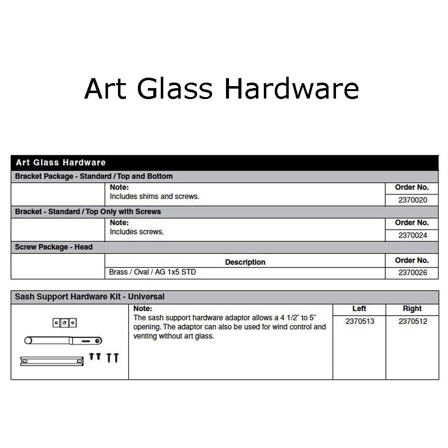 Andersen Perma-Shield Casement Windows - Sash Support Hardwa