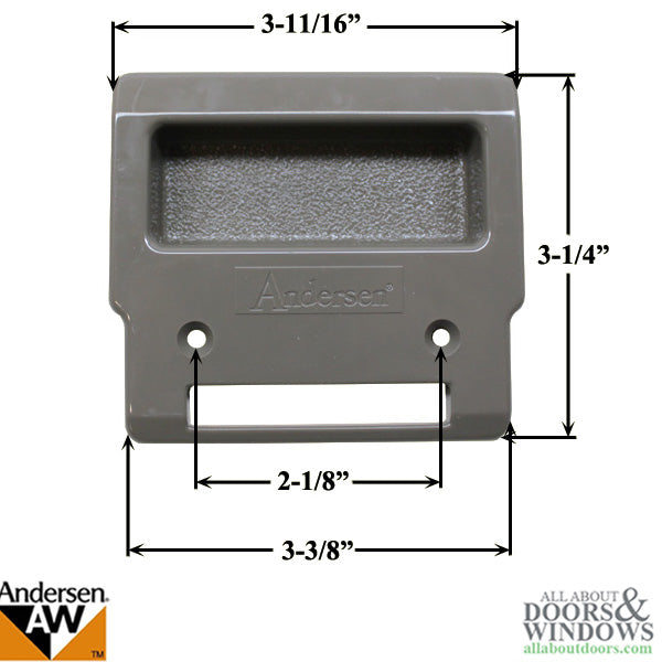 Andersen Inside Screen Handle Pull for 2 & 3 Panel Gliding D