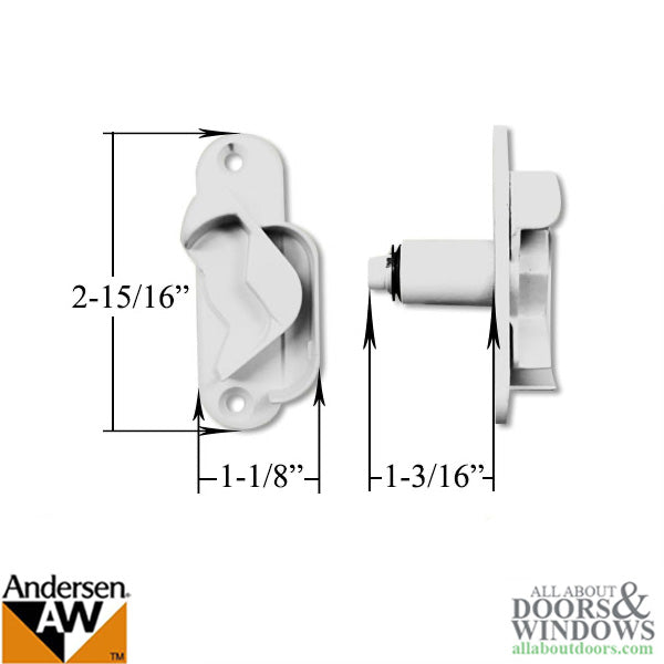 Andersen Window - Perma-Shield Gliding Door - Latch Mechanis