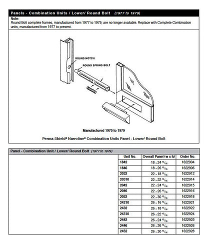 Andersen Perma-Shield Narroline Windows - Latch Bolt Spring for Combination Unit