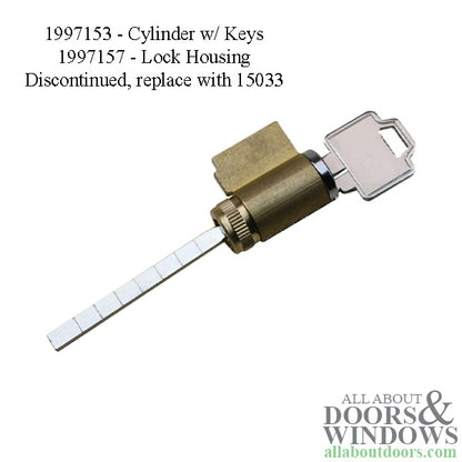 Andersen Keyed Cylinder w/ Keys