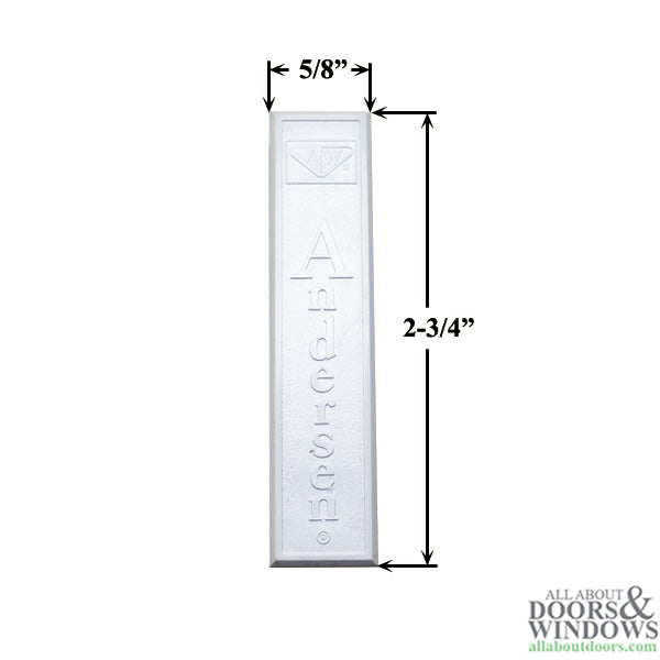 Andersen Window - Perma-Shield Gliding Door Logo Plate w/ Sc