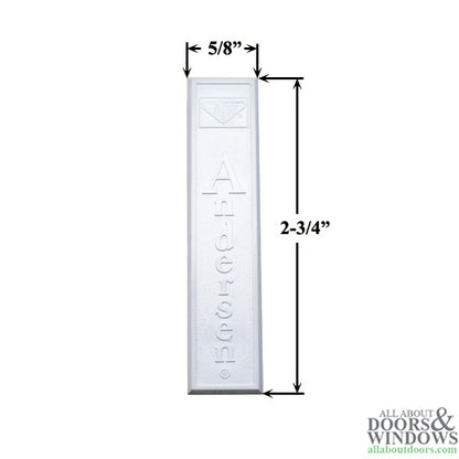 Andersen Window - Perma-Shield Gliding Door Logo Plate w/ Sc