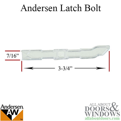 Andersen Latch Bolt Pair Combo Latch 1979-present