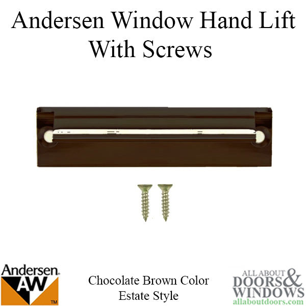 Andersen Estate Hand Lift, Tilt-Wash (DC) and Tilt-Wash (TW)