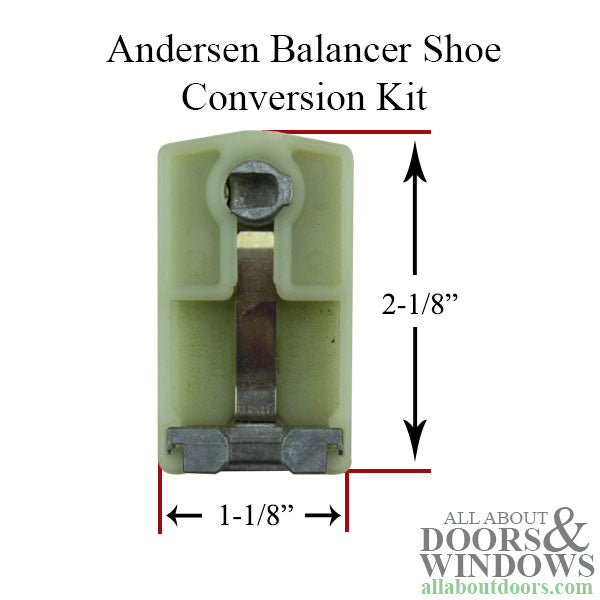 Andersen Perma-Shield Narroline Balancer Shoe Conversion Kit