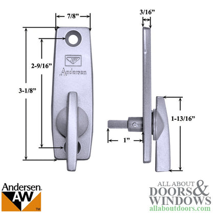 Andersen Old Style Interior Thumb Latch for 2 Panel Gliding
