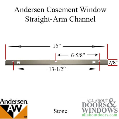 Andersen Window - Primed Wood Casement Channel, S