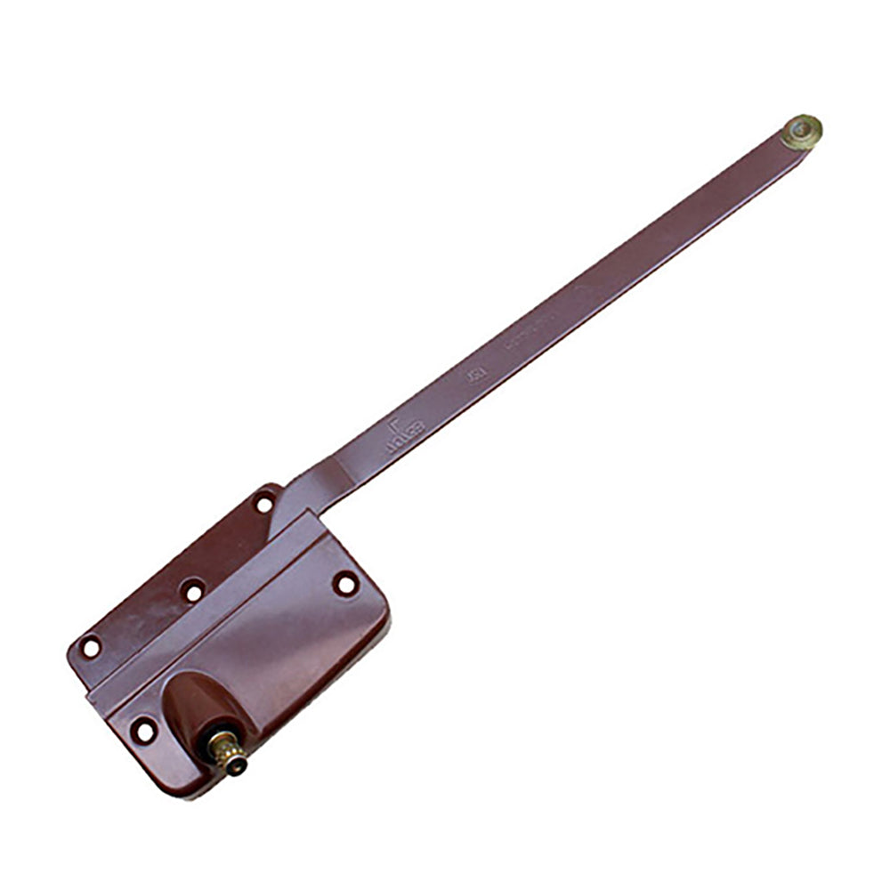 Discontinued Andersen Left Hand Operator and Handle, 9-1/2 Inch Arm and Round Shoe - Bronze