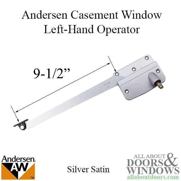 Andersen 7095 Operator, LH - Silver Satin
