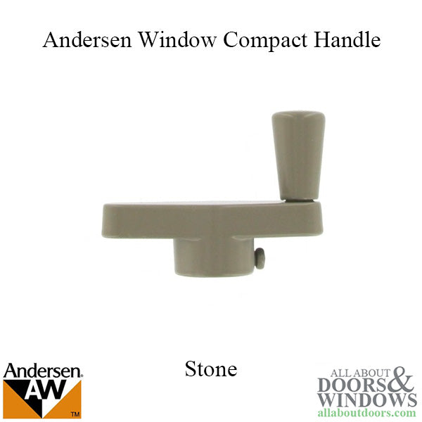 Andersen Window Improved/E-Z Casement Crank/Handle - Compact Operator - Stone