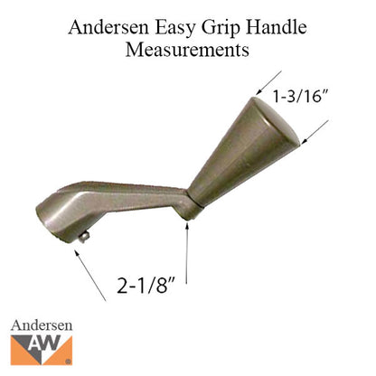 Andersen Window Crank Handle, Perma-Shield Casement, Easy Grip Classic - Stone