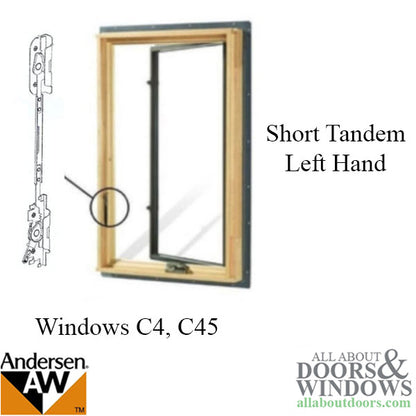 Andersen Window Tandem Lock, Flushmount, E-Z Casement, Short