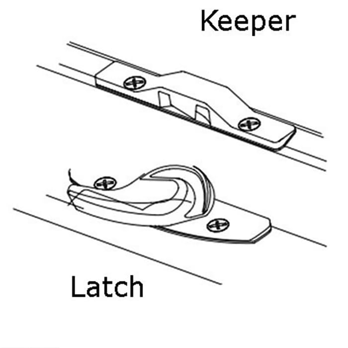 DISCONTINUED - Andersen Sash Lock with Keeper - Stone
