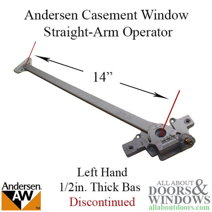 Andersen Straight Arm Operator, 1995-98 Enhanced, Left - Dis