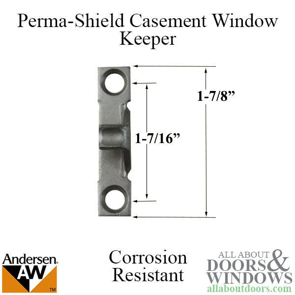 Andersen Keeper, Perma-Shield Casement Window-Corrosion Resistant