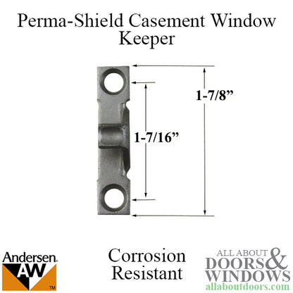 Andersen Keeper, Perma-Shield Casement Window-Corrosion Resistant