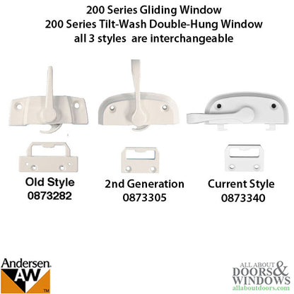 Andersen Sash Lock Kit 200 Series Tilt-Wash Window in White