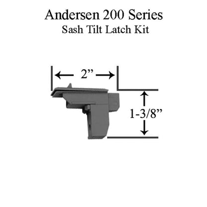 Andersen 200 Series Sash Tilt Latch Kit - Stone