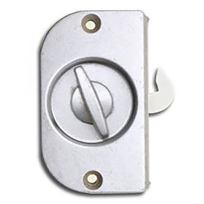 Andersen 2 Panel Patio Door Screen Latch / Lock - Satin Silver