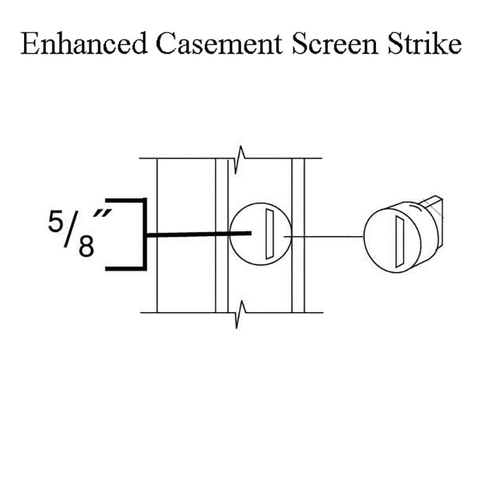 Andersen Enhanced Casement Insect Screen Strike - Tan