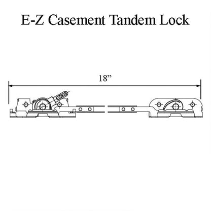 Andersen Perma-Shield Improved/E-Z Casement Lock - Tandem (Impact Resistant) - Right Hand