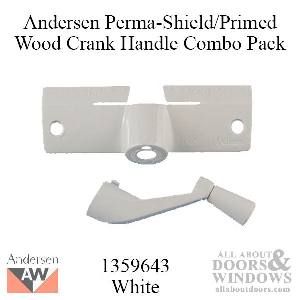 Andersen Window Primed Wood/Perma-Shield Crank Handle - White