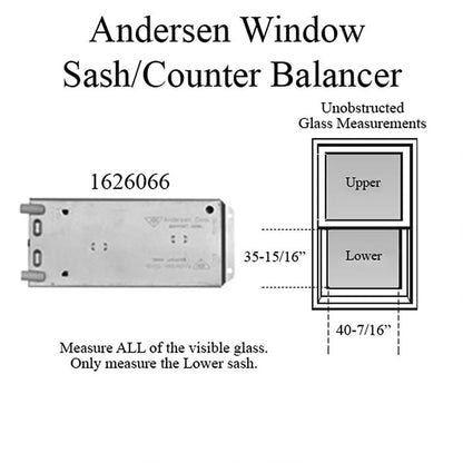 Andersen 200 Series Narroline Window Sash/Counter Balancer,
